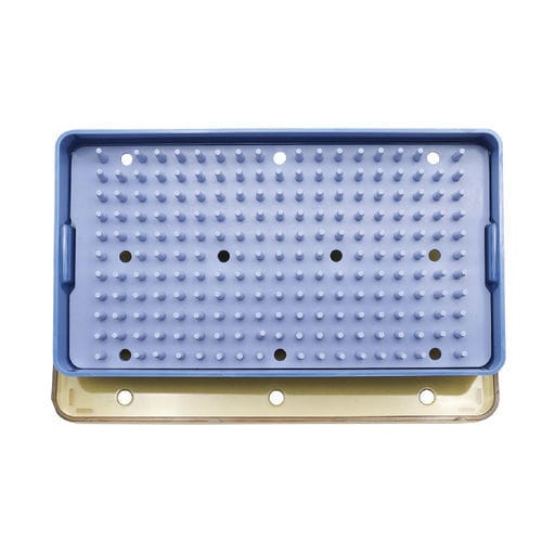 Vassoio di sterilizzazione per strumenti - SM-TR01 - Stellmacher Instruments - in plastica / in silicone