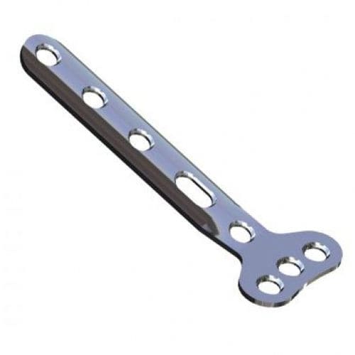 Placca di compressione per radio - 5206-003-0 series - Ortobio - distale / bloccata / in acciaio inossidabile