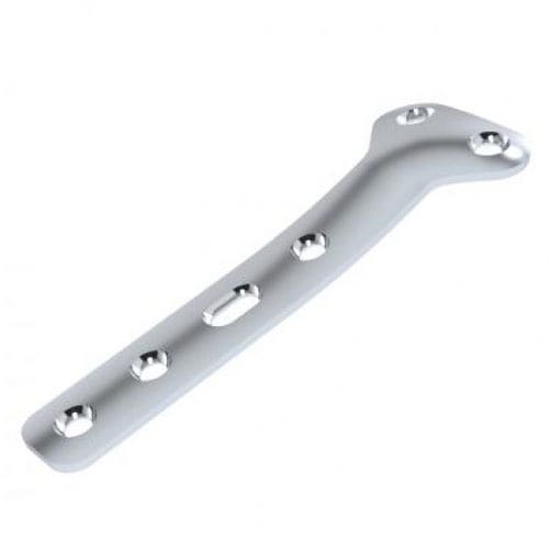 Placca di compressione per tibia - 5201-002-0 series - Ortobio - distale / bloccata / in acciaio inossidabile
