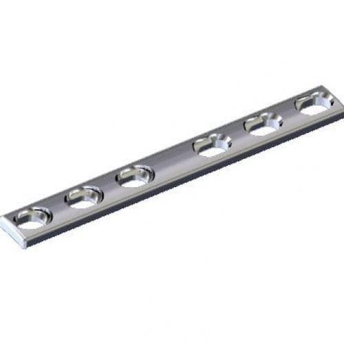 Placca di compressione per grandi frammenti ossei - 5210-001-0 series - Ortobio - bloccata / in acciaio inossidabile