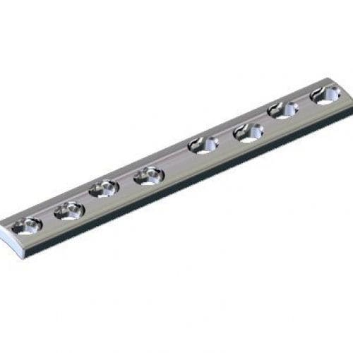 Placca di compressione per grandi frammenti ossei - 5204-001-0 series - Ortobio - bloccata / in acciaio inossidabile