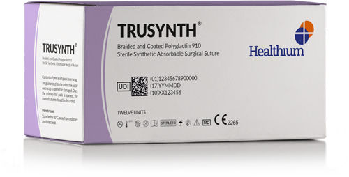 Filo di sutura assorbibile - Trusynth - Healthium Medtech - per chirurgia ortopedica / per chirurgia oftalmica / per chirurgia dei tessuti molli