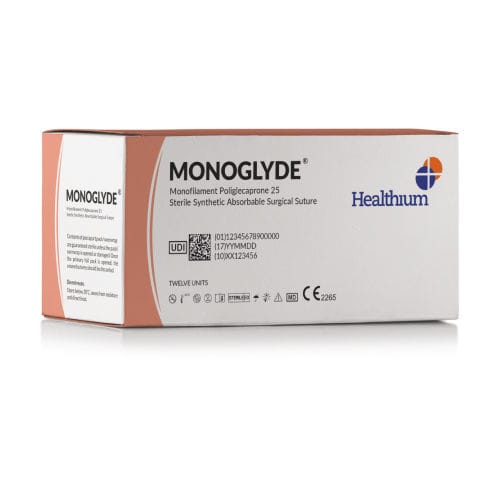 Filo di sutura assorbibile - Monoglyde - Healthium Medtech - per chirurgia generale / 8/0 / 2