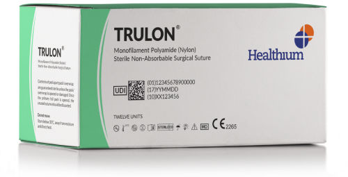 Filo di sutura non assorbibile - Trulon - Healthium Medtech - per chirurgia generale / per chirurgia ortopedica / per chirurgia oftalmica