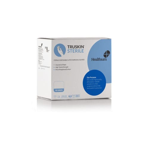 Guanto in lattice - Truskin - Healthium Medtech - medico / per chirurgia / con polvere