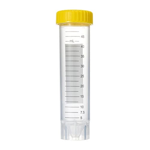 Provetta da laboratorio - B-SCTB50YE - Shaoxing GenFollower Biotech CO., LTD. - in polipropilene / sterile / con tappo a vite
