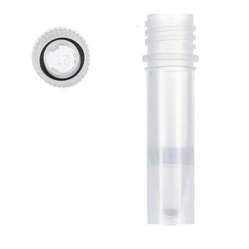 Provetta da laboratorio - WG60012 - Shaoxing GenFollower Biotech CO., LTD. - in polipropilene / sterile / con tappo a vite