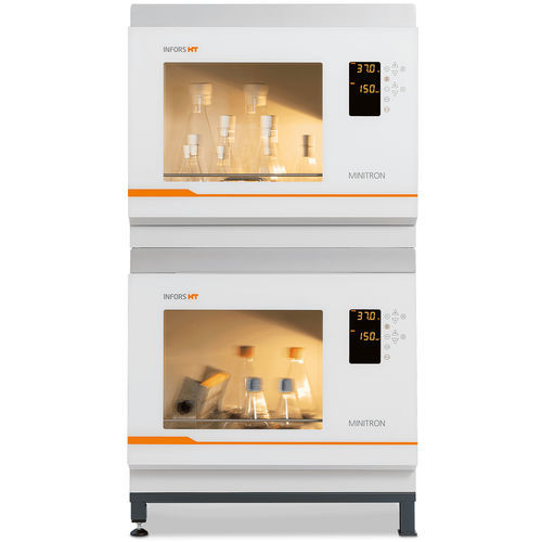 Incubatore da laboratorio da banco - Minitron  - Infors AG - 2 porte / di raffreddamento / multicamera