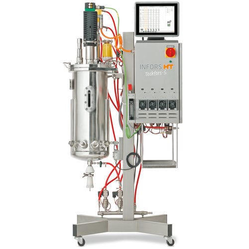 Bioreattore fed-batch - Techfors-S  - Infors AG - da laboratorio / per fermentazione microbica / compatto