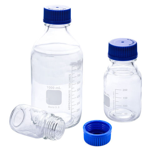 Flacone per reagenti - LTB 100	 - Guangzhou Four E's Scientific Co., Ltd. - in vetro borosilicato / graduato