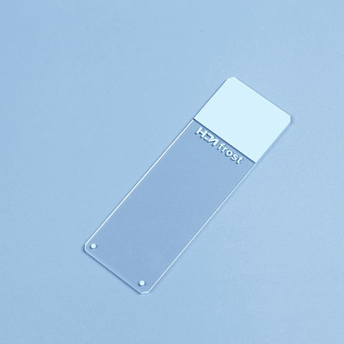 Vetrino per microscopio in vetro smerigliato - 7109 series - Jiangsu Huida Medical Instruments - con rivestimento colorato