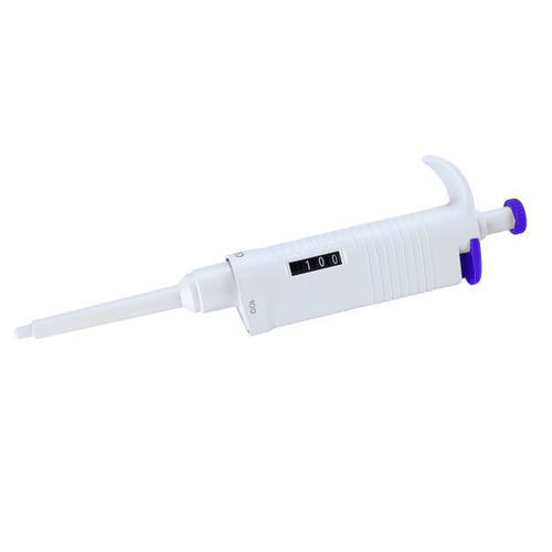 Pipetta meccanica - HD-60150 series - Jiangsu Huida Medical Instruments - a pistone / a un canale / a volume fisso