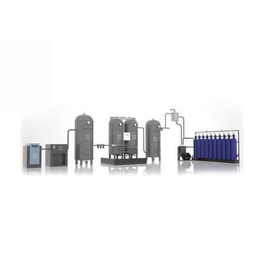 Centrale di gas medicale di ossigeno - OVVO Medical Solutions - a pavimento