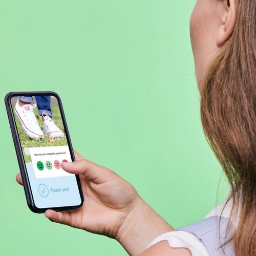Applicazione mobile di soddisfazione del cliente - SMILEY DIGITAL™ - HAPPYORNOT - per reportistica / medica / per ospedale