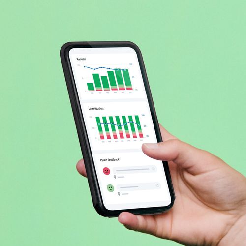 Applicazione mobile di analisi di dati - HAPPYORNOT - medica / per ospedale / in tempo reale