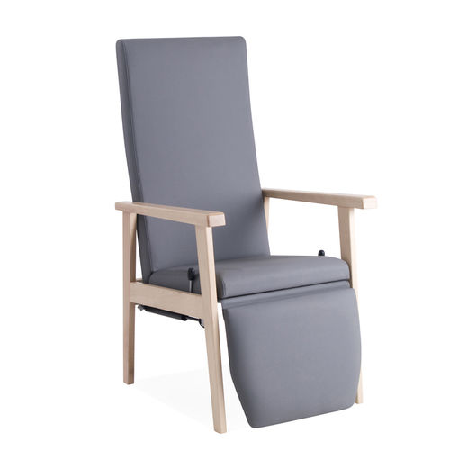 Sedia per adulti - MAD0018MB - SENIORCARE - con braccioli / con schienale alto / con poggiapiedi