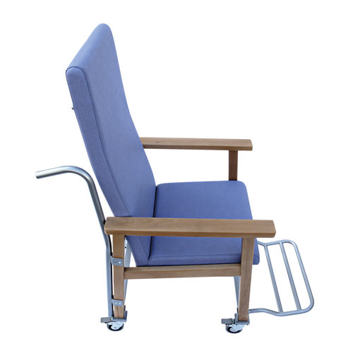 Sedia-portantina da interno - TRA0007MB - SENIORCARE - inclinabile / ergonomica / con rotelle