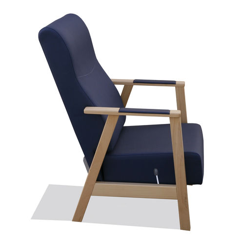 Sedia per sala d'attesa - UNN0013MB - SENIORCARE - per adulti / con braccioli / con schienale alto