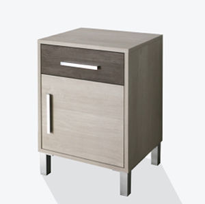 Comodino con armadietto - NOR5001ME1 - SENIORCARE - con cassetti