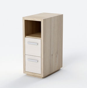 Armadio con sportello - NOR1003ME - SENIORCARE - 2 cassetti / a 1 modulo