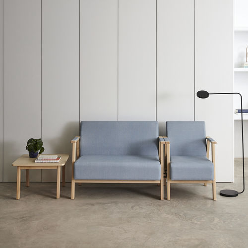 Divano per sala d'attesa - UNN0021MB - SENIORCARE - per ambulatorio / 2 posti / design