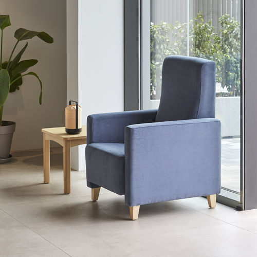 Poltrona per sala d'attesa - DUN0001TA - SENIORCARE - per camera di degenza / per visitatore / da ufficio
