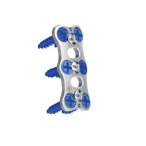 Placca per artrodesi cervicale - 331.01 series - S33 Spine - bloccata / in titanio / 2 livelli