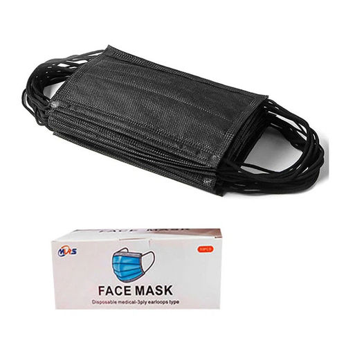 Mascherina chirurgica di tipo IIR - Xiantao Yuanjie Nonwoven Products - per adulti / scatola da 50 pezzi / nera