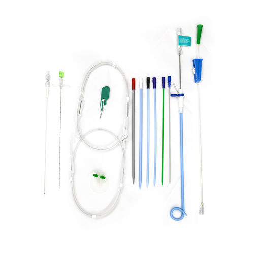 Set di drenaggio ferite - 52-11284 8Fr-30cm - DIALL Medical - graduato / con valvola antiriflusso / radiopaco