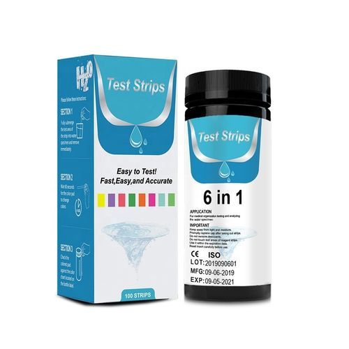Striscia analitica per analisi di acque - 6 IN 1 - Changchun Wancheng Bio-Electron Co., Ltd. - di pH / di nitrite NO2 / di alcalinità