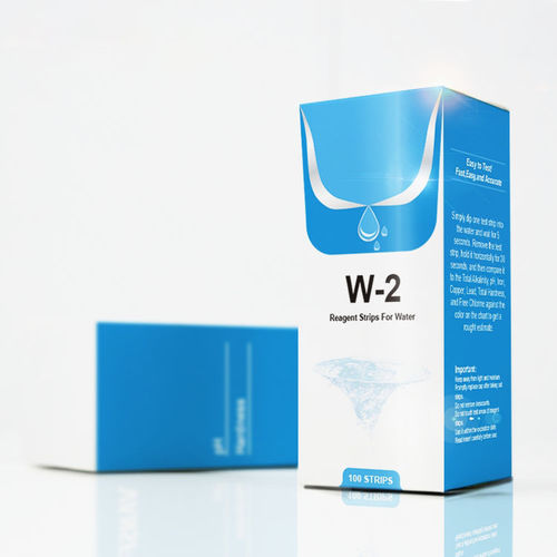 Striscia analitica per analisi di acque - W-2 - Changchun Wancheng Bio-Electron Co., Ltd. - di pH / di alcalinità / di cloro libero
