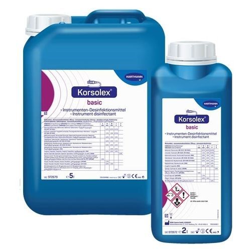 Disinfettante per strumenti chirurgici - Korsolex® basic - BODE Chemie - liquido / 5000 ml / 2000 ml