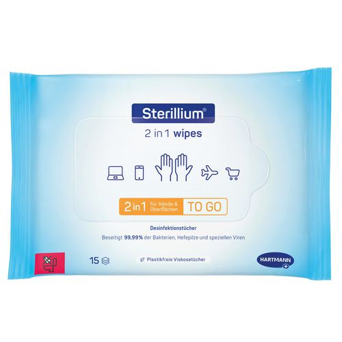 Salvietta detergente per l’igiene delle mani - Sterillium® - BODE Chemie - 15 pezzi