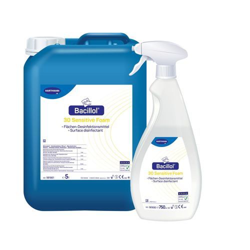 Disinfettante per dispositivi medici - Bacillol® 30 - BODE Chemie - per pavimenti e altre superfici / in schiuma / 5000 ml