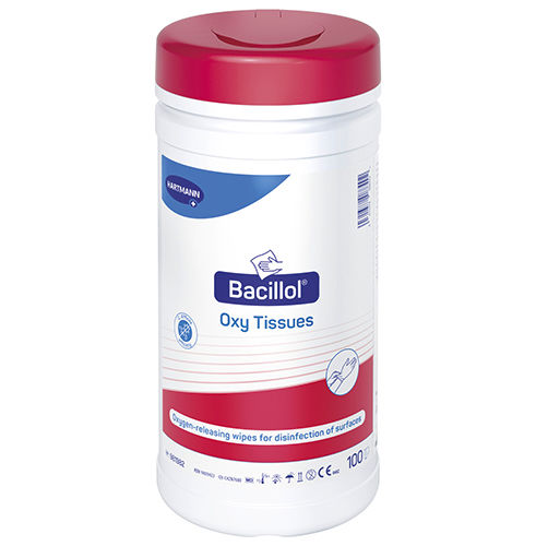 Salvietta detergente per pavimenti e altre superfici - Bacillol® Oxy Tissues - BODE Chemie - 100 pezzi