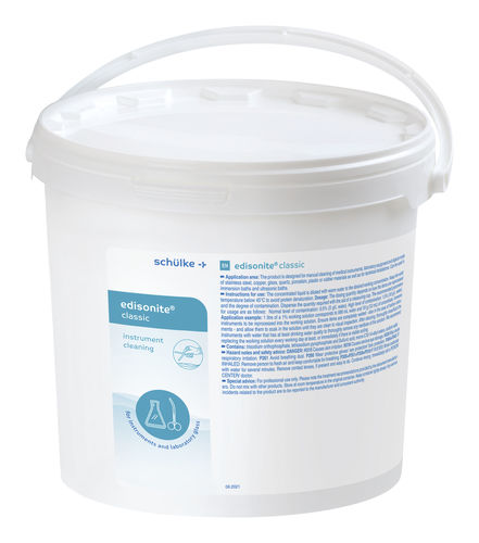 Detergente alcalino - edisonite® classic - Schülke & Mayr - in polvere / per strumenti medici / per attrezzatura medica