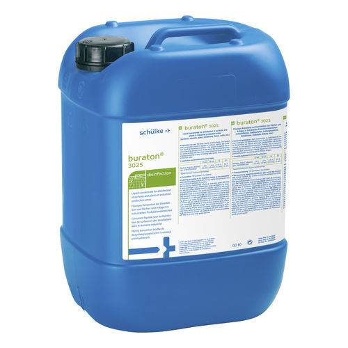 Disinfettante per pavimenti e altre superfici - buraton 3025 - Schülke & Mayr - liquido / 10000 ml / a base di aldeidi