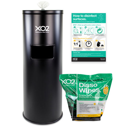 Salvietta detergente per igiene corporea - Disso® - XO2