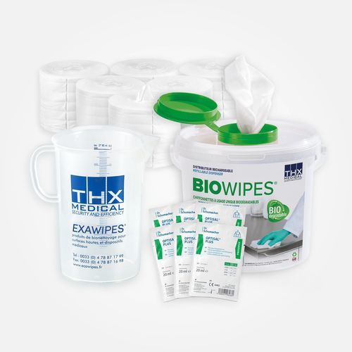 Salvietta detergente per pavimenti e altre superfici - BIOWIPES  - THX MEDICAL - 90 pezzi