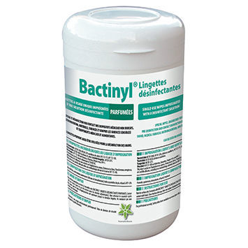 Salvietta detergente per dispositivi medici - BACTINYL® - LABORATOIRE GARCIN-BACTINYL - 120 pezzi