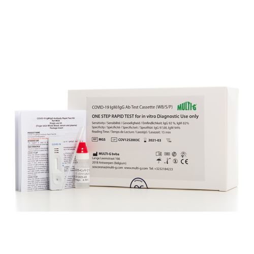 Test rapido per diagnosi COVID-19 - Covid19Check-MG - Multi-G - d'IgG / di IgM / SARS-COV-2