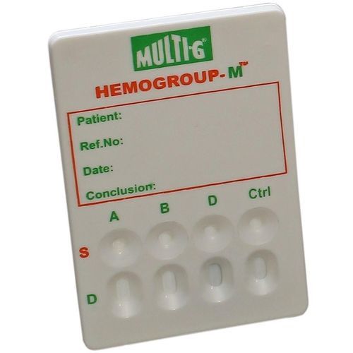 Test rapido per determinazione dei gruppi sanguigni - Hemogroup-M - Multi-G - di sangue / a cassetta