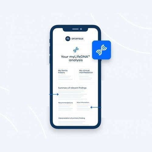 Applicazione mobile clinica - myLifeDNA™ - Arcensus GMBH - di prova / per sequenziamento di DNA / di trattamento
