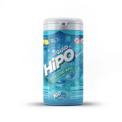 Salvietta detergente per pavimenti e altre superfici - HiPO Economic - Al-Mueen - 160 pezzi