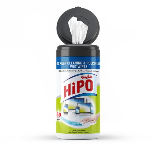 Salvietta detergente per dispositivi medici - HiPO Screen - Al-Mueen - 50 pezzi