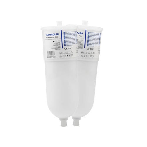 Cartuccia filtrante per liquido - Farmacarb - per dialisi / per emodialisi / in linea