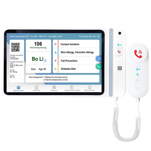 Terminale multimediale per postazione paziente touch screen - PS-B15Z2 - ClearTV