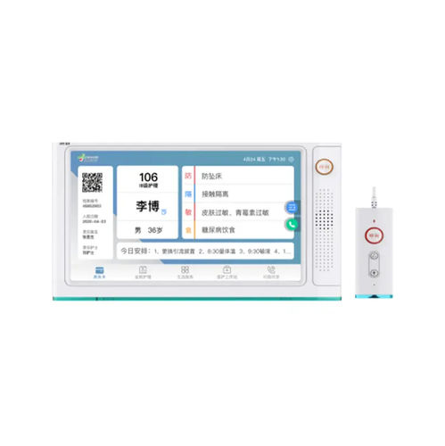 Terminale multimediale per postazione paziente con touch screen multitouch - ClearTV