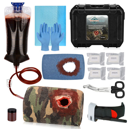 Simulatore didattico - MedEduQuest. - di trattamento di ferite / per assistenza generale / in silicone