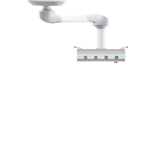 Braccio di distribuzione a soffitto - OK07-16 A - MZ Liberec, a.s. - per terapia intensiva / per anestesia / per sala operatoria